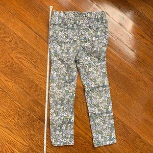 Baby Gap Toddler Size 4 Floral Skinny Legging Jeans